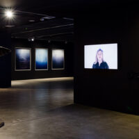 Cyborganic BW-V2 installed with accompanying video screening in the exhibition Make Known – The Exquisite Order of Infinite Variation exhibition at UNSW Galleries, Sydney Australia. Photo: Silversalt photography.